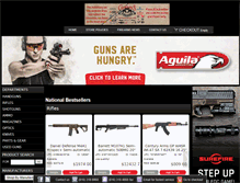 Tablet Screenshot of gunnersfirearms.com